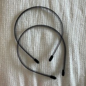 2 Pack Unisex Metal Headband Nonslip Men Women Sports Fashion Headwear